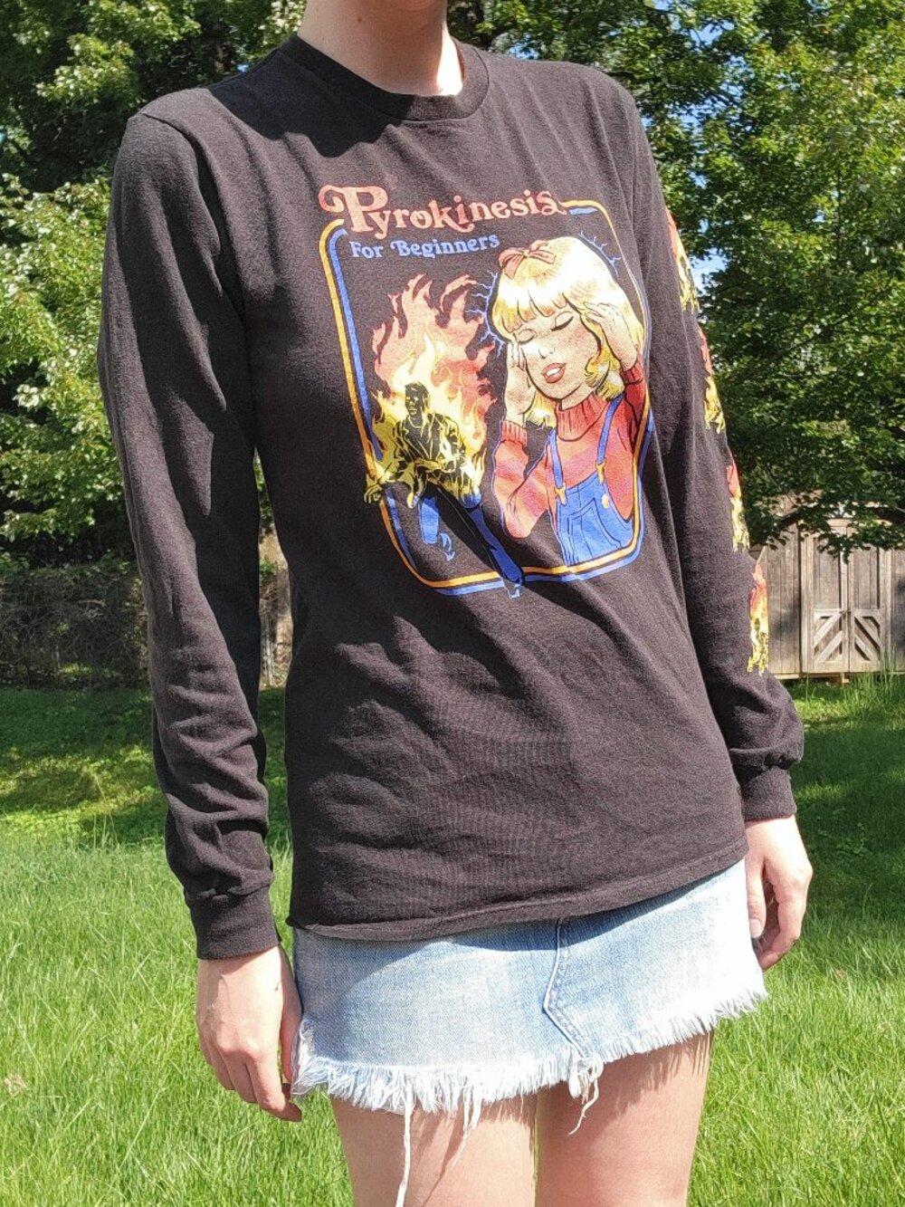 【 🔥 Pyrokinesis Steven Rhodes long sleeve graphic t shirt 🔥 】
